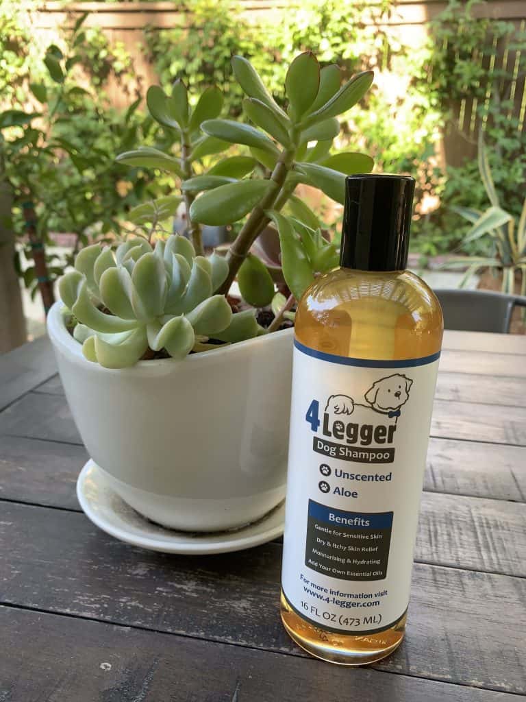 4-Legger Certified Organic Hypoallergenic All Natural Aloe Dog Shampoo