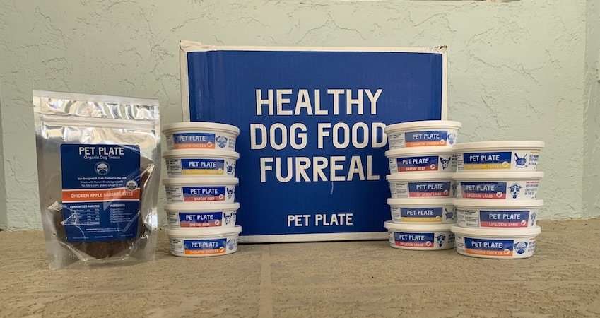 Our dog Max reviews Pet Plate Dog Food